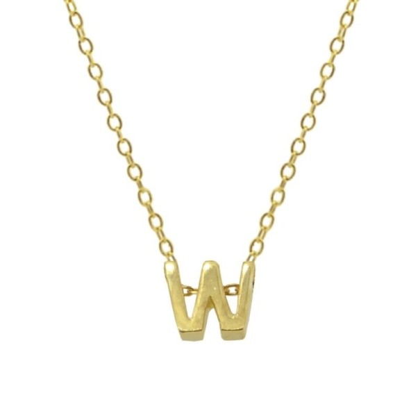 Dames ketting met alfabetletters M65 goud W
