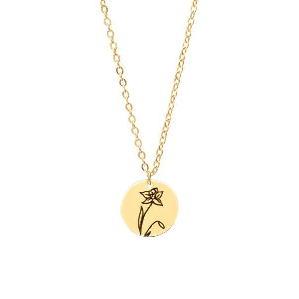 Dames ketting met hanger D167 goud 8