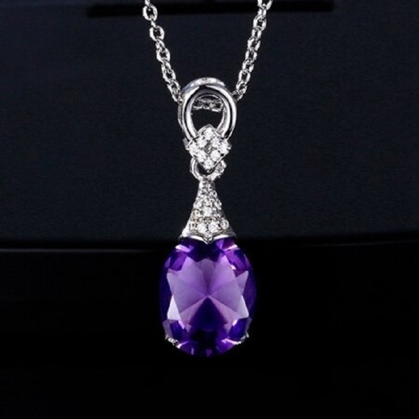 Dames ketting met hanger D482 2