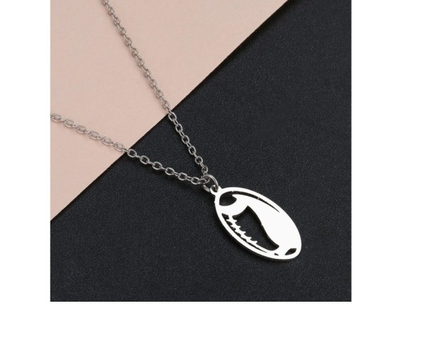 Dames ketting met hanger D94 zilver 6