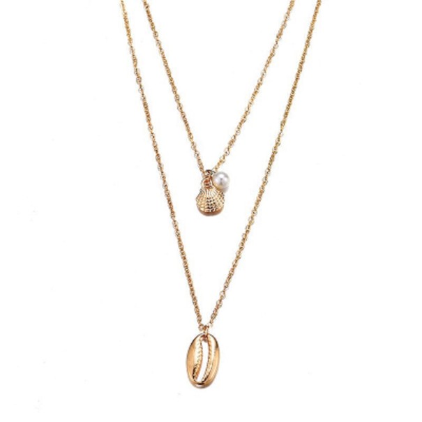 Dames ketting met hangers G826 2