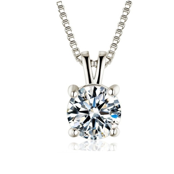 Dames ketting met kristal M29 45 cm
