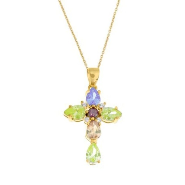 Dames ketting met kruis D443 1