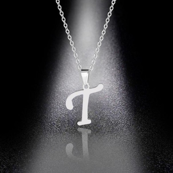 Dames ketting met letter D130 T