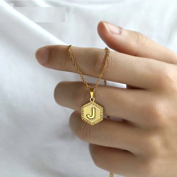 Dames ketting met letter D182