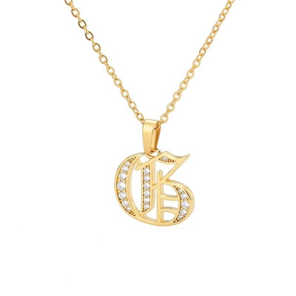 Dames ketting met letter D209 G