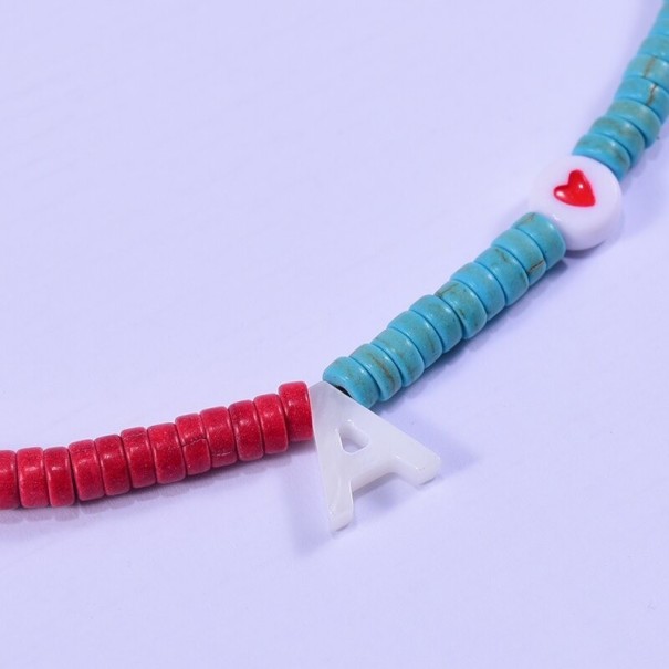 Dames ketting met letter D227