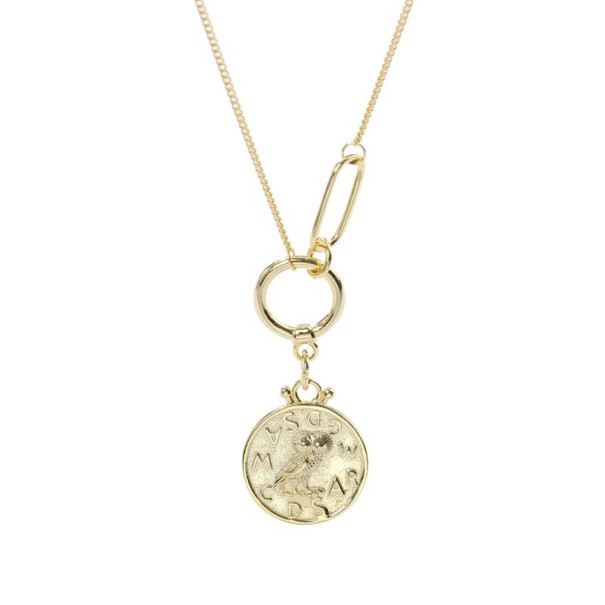 Dames ketting met munt M120 1