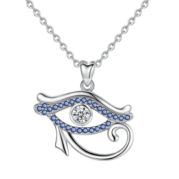 Dames ketting met oog D642 45 cm