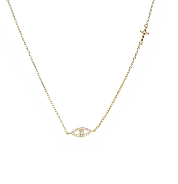 Dames ketting met oog G522 2