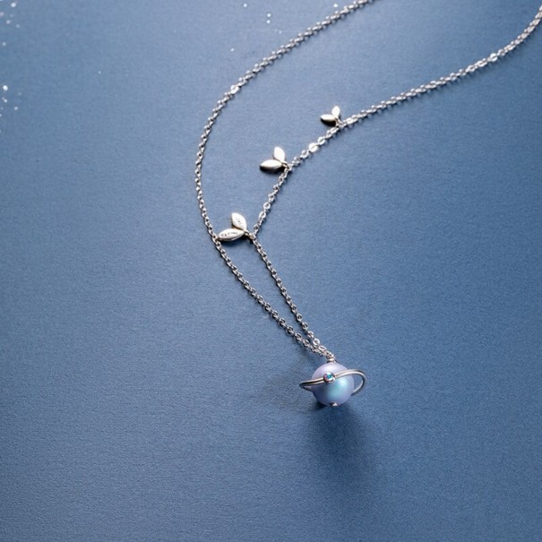 Dames ketting met planeet G566 1