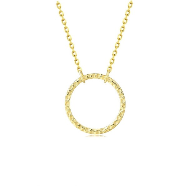 Dames ketting met ring goud L