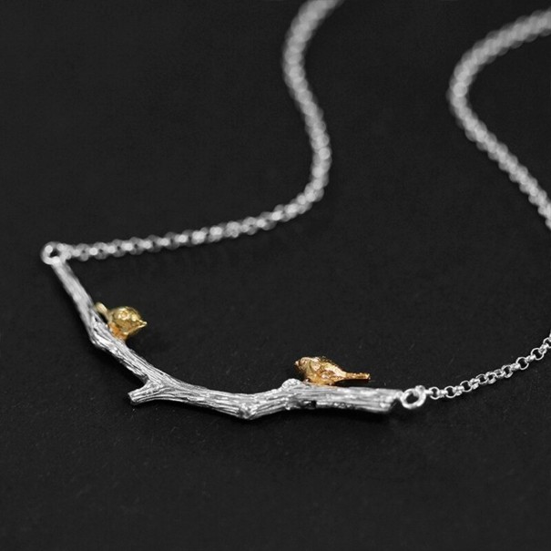 Dames ketting takje met vogels 2