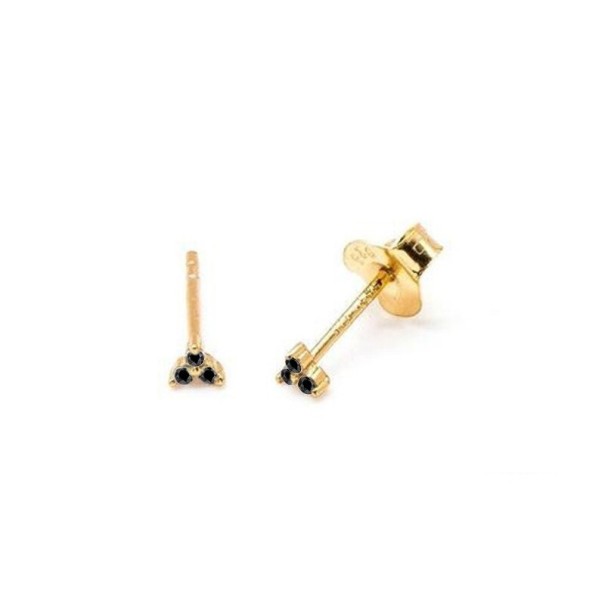 Dames kleine oorbellen R33 goud 1