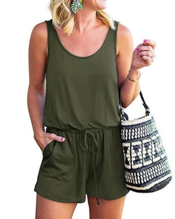 Dames korte jumpsuit