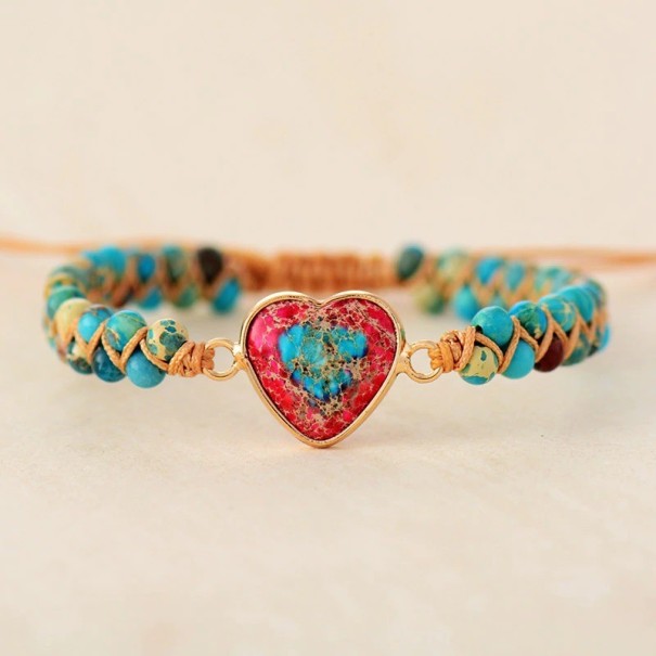 Dames kralen armband turquoise