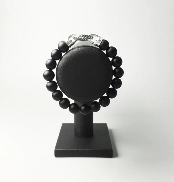 Dames kralenarmband met ring
