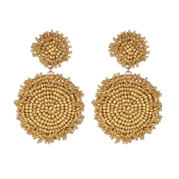 Dames kwast oorbellen G736 21