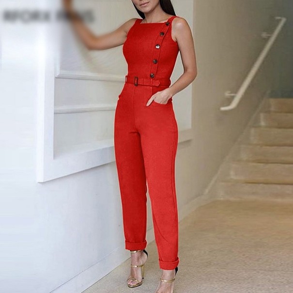 Dames lange jumpsuit A2928