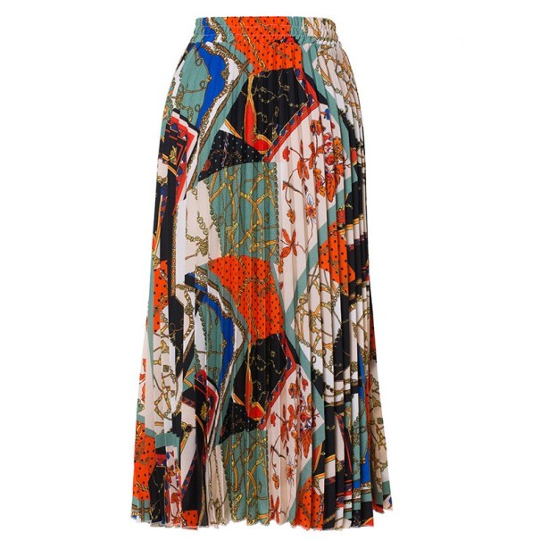 Dames lange rok met patroon A1148 XL