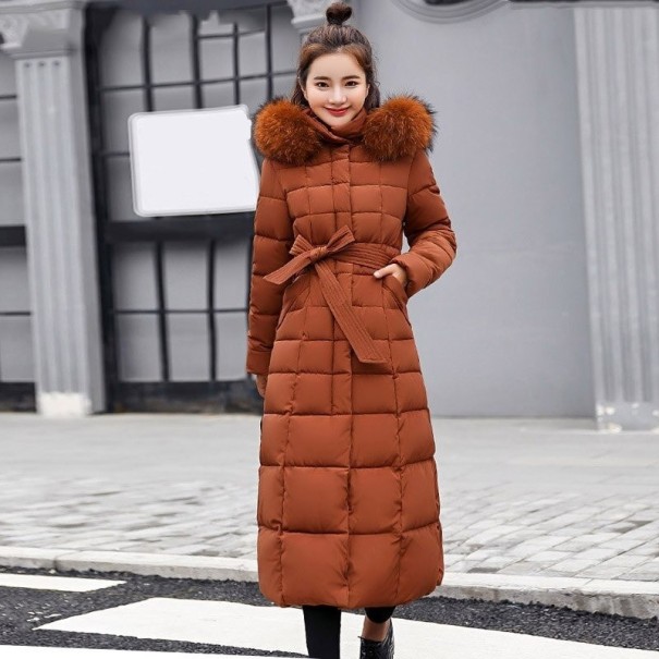 Dames lange winterjas P1759