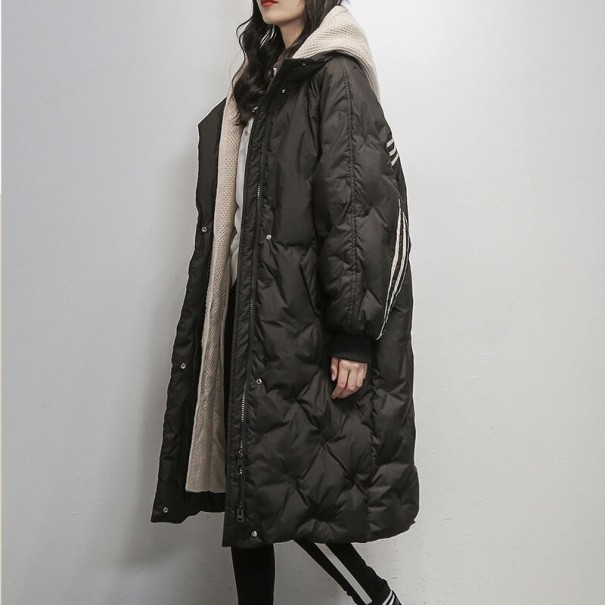 Dames lange winterjas P2390