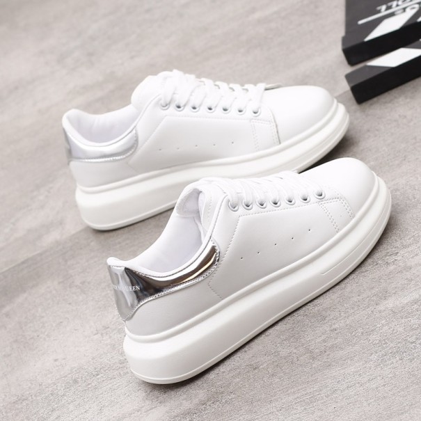 Dames lente/herfst sneakers J1705 zilver 40