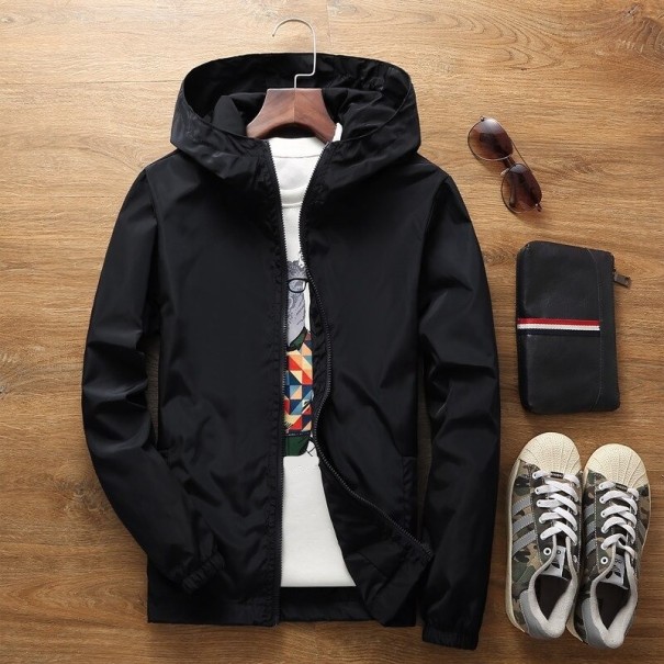 Dames lente/herfstjas P1422 zwart XXL