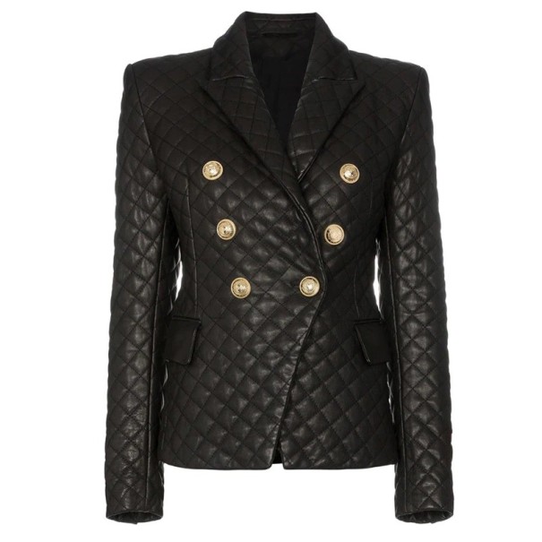 Dames leren blazer A3068 L