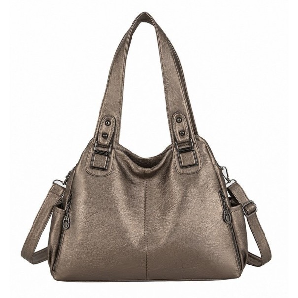 Dames leren handtas M1075 brons