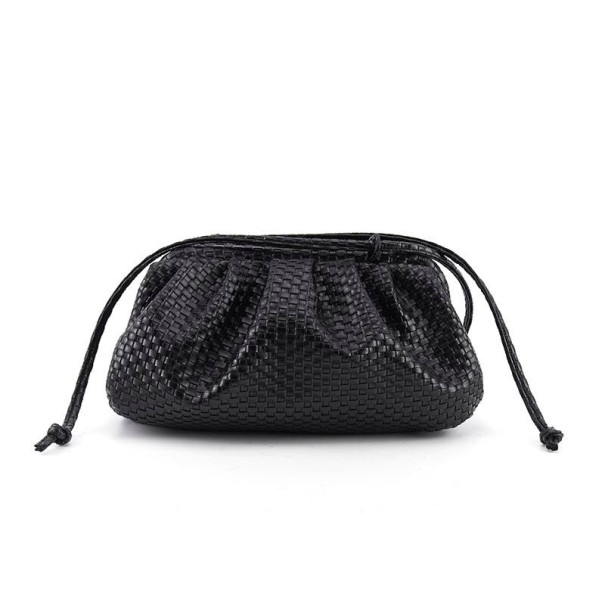 Dames leren handtas M1542 zwart 1