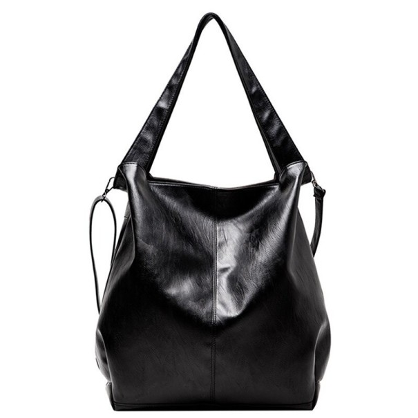Dames leren handtas M1611 zwart