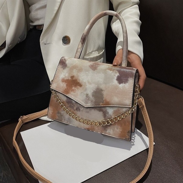 Dames leren handtas M1655 bruin