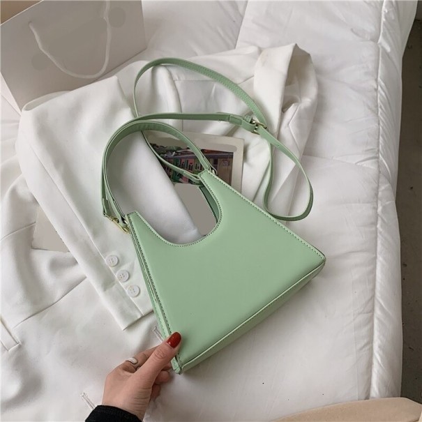 Dames leren handtas M1774 lichtgroen