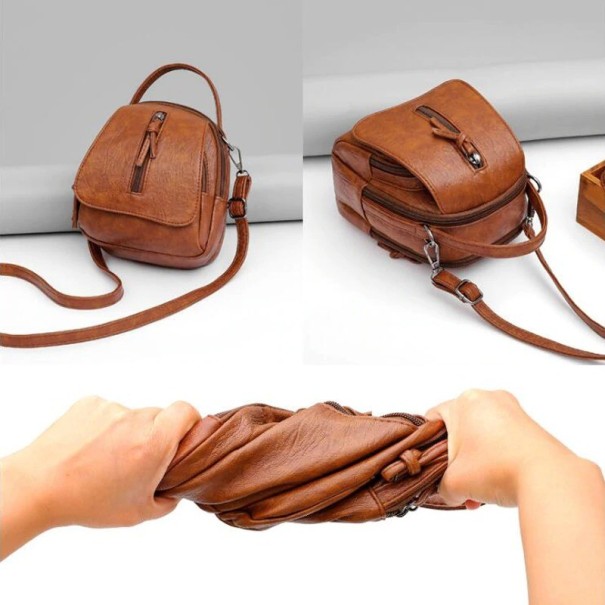 Dames leren handtas M732