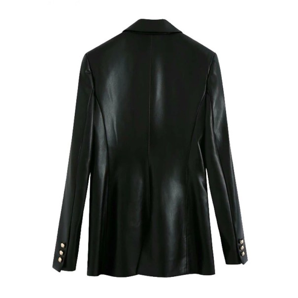 Dames leren jas
