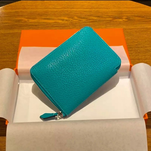 Dames leren portemonnee klein M287 8