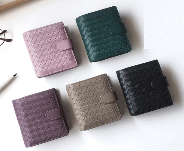 Dames leren portemonnee klein M376