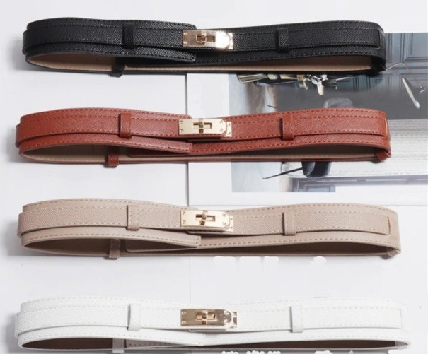 Dames leren riem L115