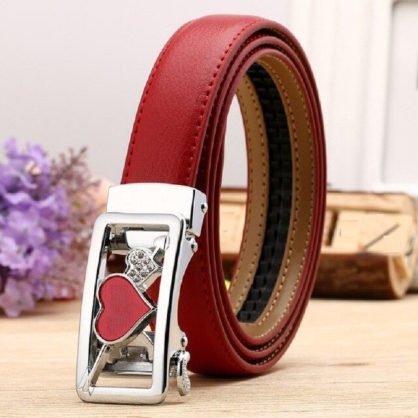 Dames leren riem L143 90 cm 10