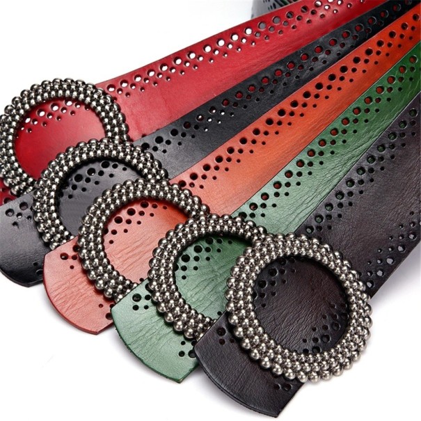 Dames leren riem L176