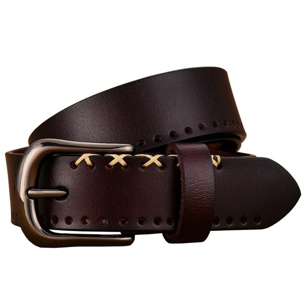 Dames leren riem L207
