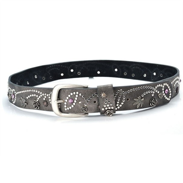 Dames leren riem L243