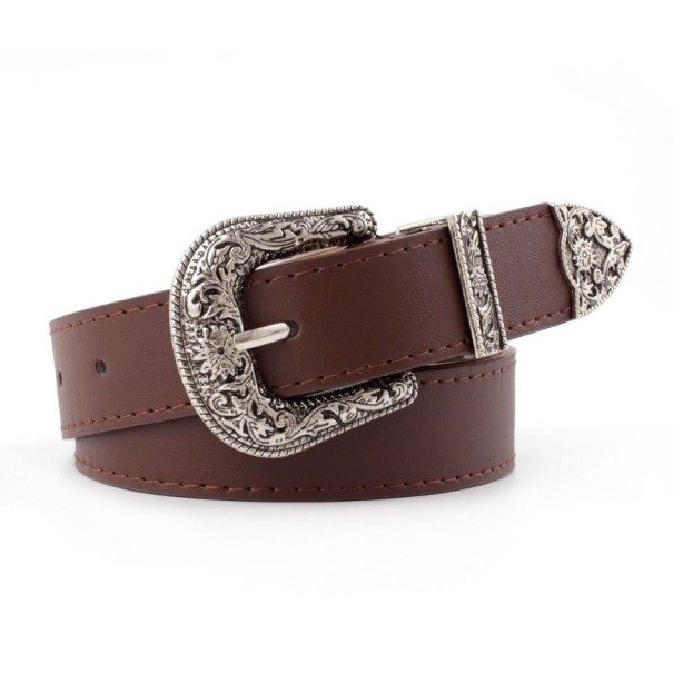 Dames leren riem L28 bruin