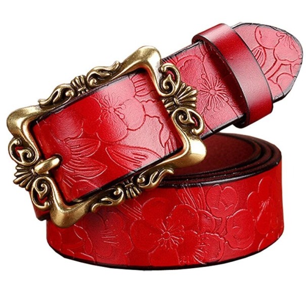 Dames leren riem L95 110 cm 8