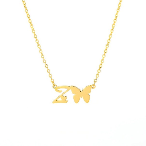 Dames letter- en vlinderketting Z