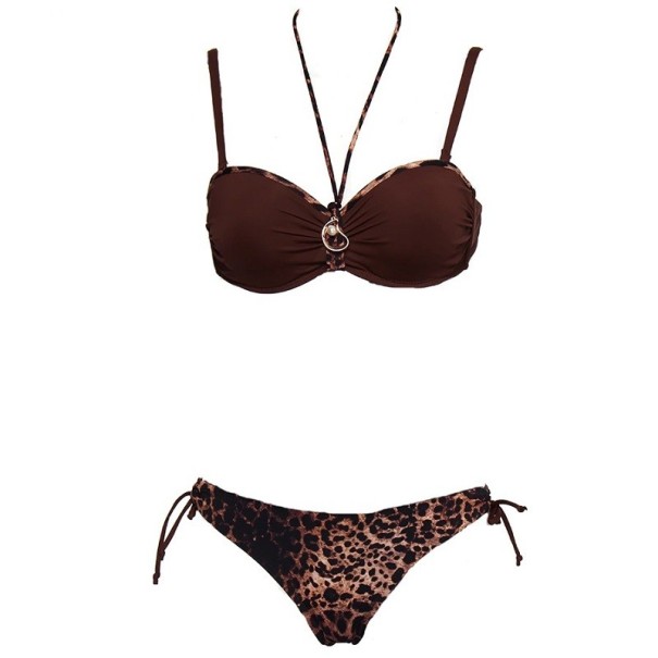 Dames luipaardbikini P814