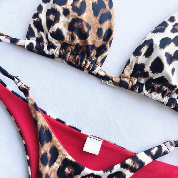 Dames luipaardbikini P816