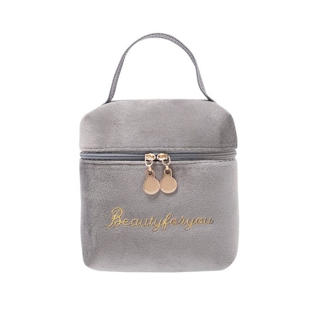 Dames make-up tas T553 grijs