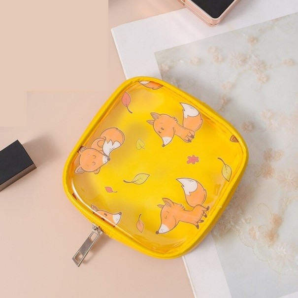 Dames make-up tas T588 geel S